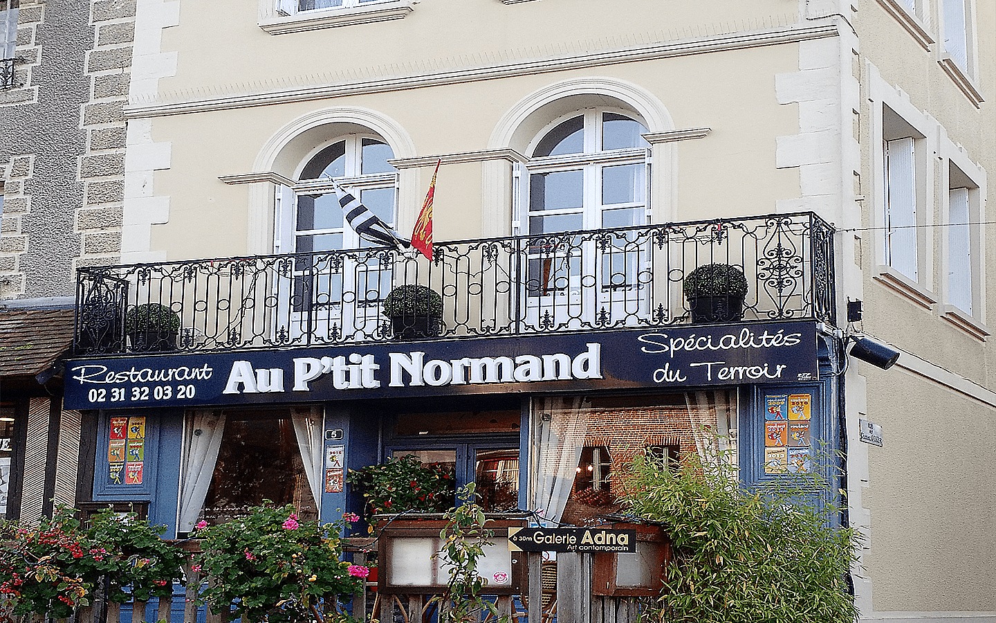 entrée du restaurant