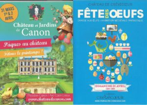 pogramme de paques 2018 à Canon et à Crevecoeur